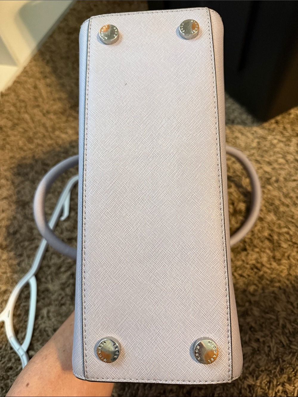 Michael Kors Light Lilac Saffiano Leather Tote with Matching Wallet - Picture 3 of 3